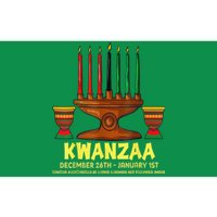 Happy Kwanzaa Kinara Candles African American Christmas Day Bumper Sticker