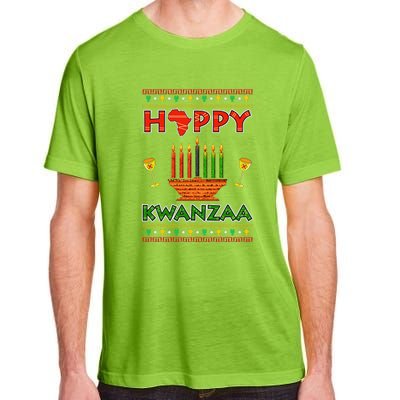 Happy Kwanzaa Kinara Candles African American Christmas Xmas Adult ChromaSoft Performance T-Shirt