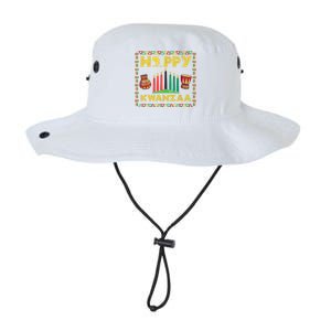 Happy Kwanzaa Kinara Candles Principles African American Legacy Cool Fit Booney Bucket Hat