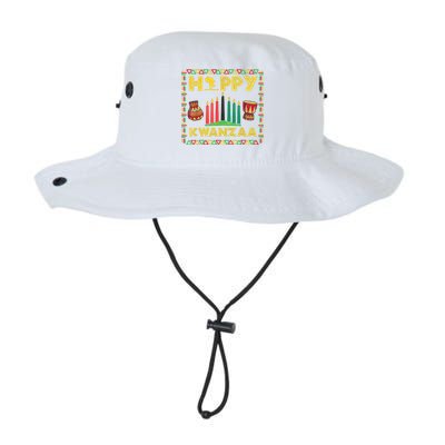 Happy Kwanzaa Kinara Candles Principles African American Legacy Cool Fit Booney Bucket Hat