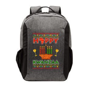 Happy Kwanzaa Kinara Candles African American Christmas Xmas Vector Backpack