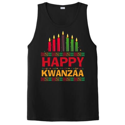 Happy Kwanzaa Kinara Seven Candles African American Holiday PosiCharge Competitor Tank