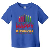 Happy Kwanzaa Kinara Seven Candles African American Holiday Toddler T-Shirt