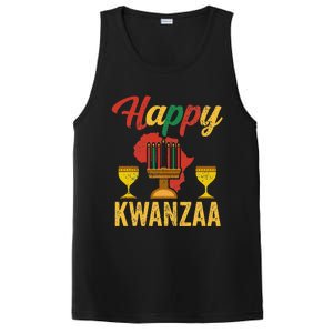 Happy Kwanzaa Kinara Candles Principles African American PosiCharge Competitor Tank