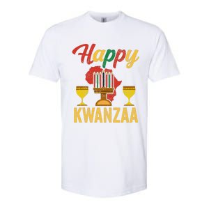 Happy Kwanzaa Kinara Candles Principles African American Softstyle CVC T-Shirt