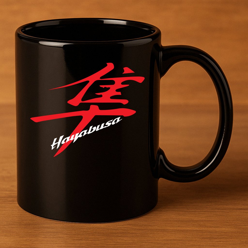 Hayabusa Kanji Logo 11oz C Handle Ceramic Mug