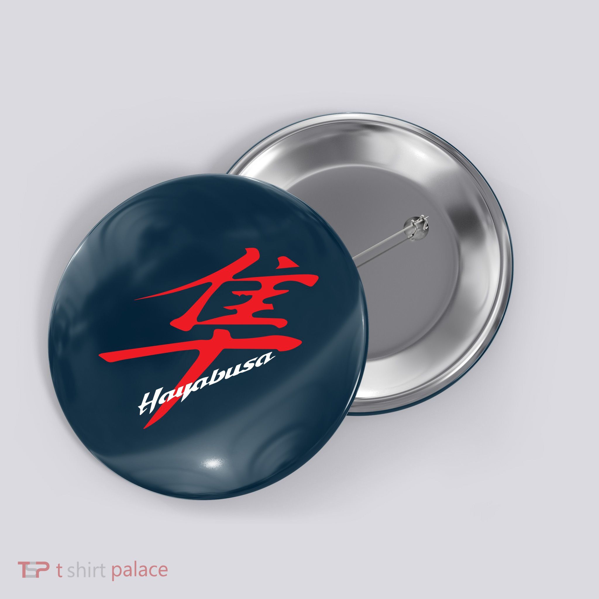 Hayabusa Kanji Logo Button