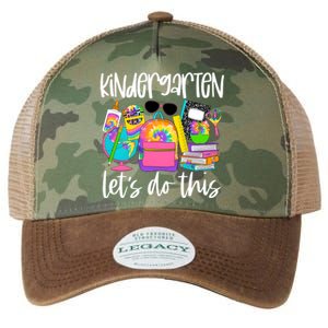 Hello Kindergarten Lets Do This Back To School Tie Dye Legacy Tie Dye Trucker Hat