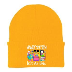 Hello Kindergarten Lets Do This Back To School Tie Dye Knit Cap Winter Beanie