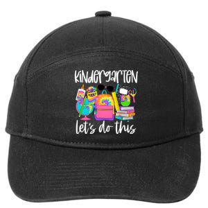 Hello Kindergarten Lets Do This Back To School Tie Dye 7-Panel Snapback Hat