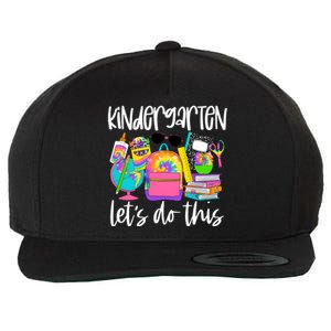 Hello Kindergarten Lets Do This Back To School Tie Dye Wool Snapback Cap