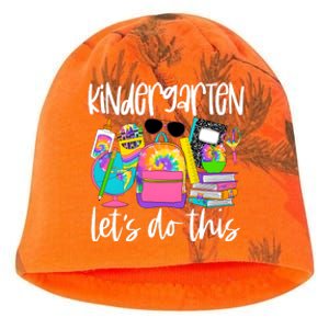 Hello Kindergarten Lets Do This Back To School Tie Dye Kati - Camo Knit Beanie