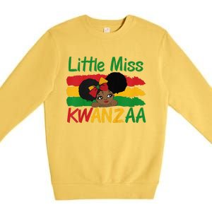 Happy Kwanzaa Little Miss Kwanzaa Premium Crewneck Sweatshirt