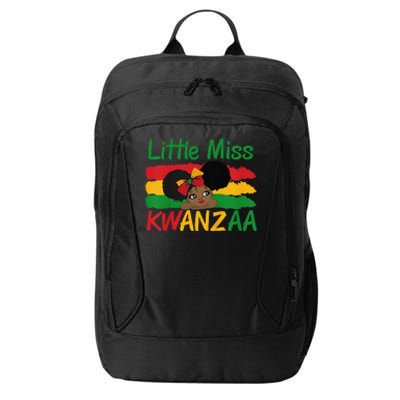 Happy Kwanzaa Little Miss Kwanzaa City Backpack