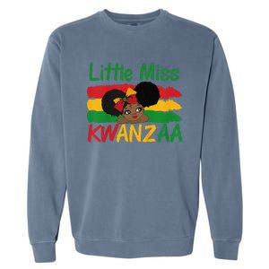 Happy Kwanzaa Little Miss Kwanzaa Garment-Dyed Sweatshirt