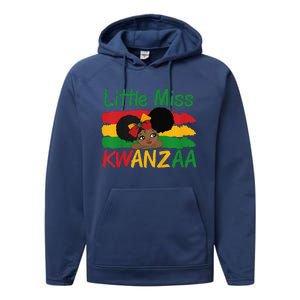 Happy Kwanzaa Little Miss Kwanzaa Performance Fleece Hoodie