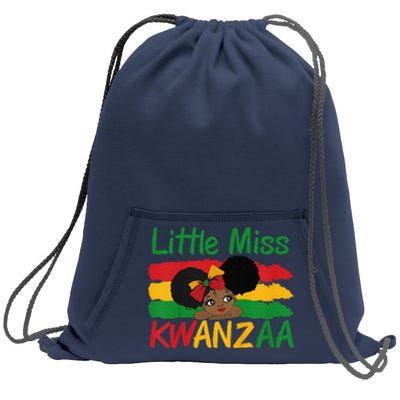 Happy Kwanzaa Little Miss Kwanzaa Sweatshirt Cinch Pack Bag