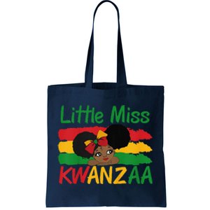 Happy Kwanzaa Little Miss Kwanzaa Tote Bag