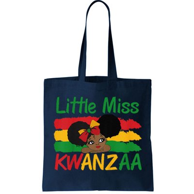 Happy Kwanzaa Little Miss Kwanzaa Tote Bag