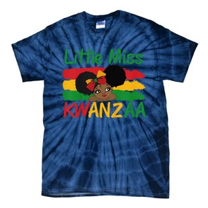 Happy Kwanzaa Little Miss Kwanzaa Tie-Dye T-Shirt