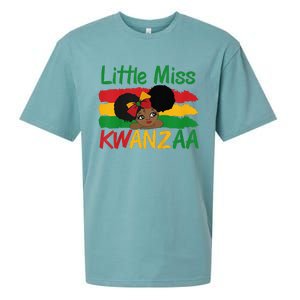 Happy Kwanzaa Little Miss Kwanzaa Sueded Cloud Jersey T-Shirt