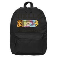 Hello Kindergarten Leopard Tie Dye Pencil 16 in Basic Backpack