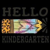 Hello Kindergarten Leopard Tie Dye Pencil 16 in Basic Backpack