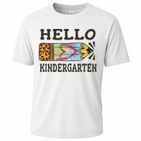 Hello Kindergarten Leopard Tie Dye Pencil Cooling Performance Crew T-Shirt