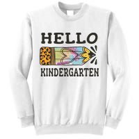 Hello Kindergarten Leopard Tie Dye Pencil Sweatshirt