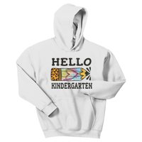 Hello Kindergarten Leopard Tie Dye Pencil Kids Hoodie