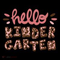Hello Kindergarten Leopard Cute Zip Tote Bag