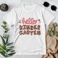 Hello Kindergarten Leopard Cute Premium T-Shirt