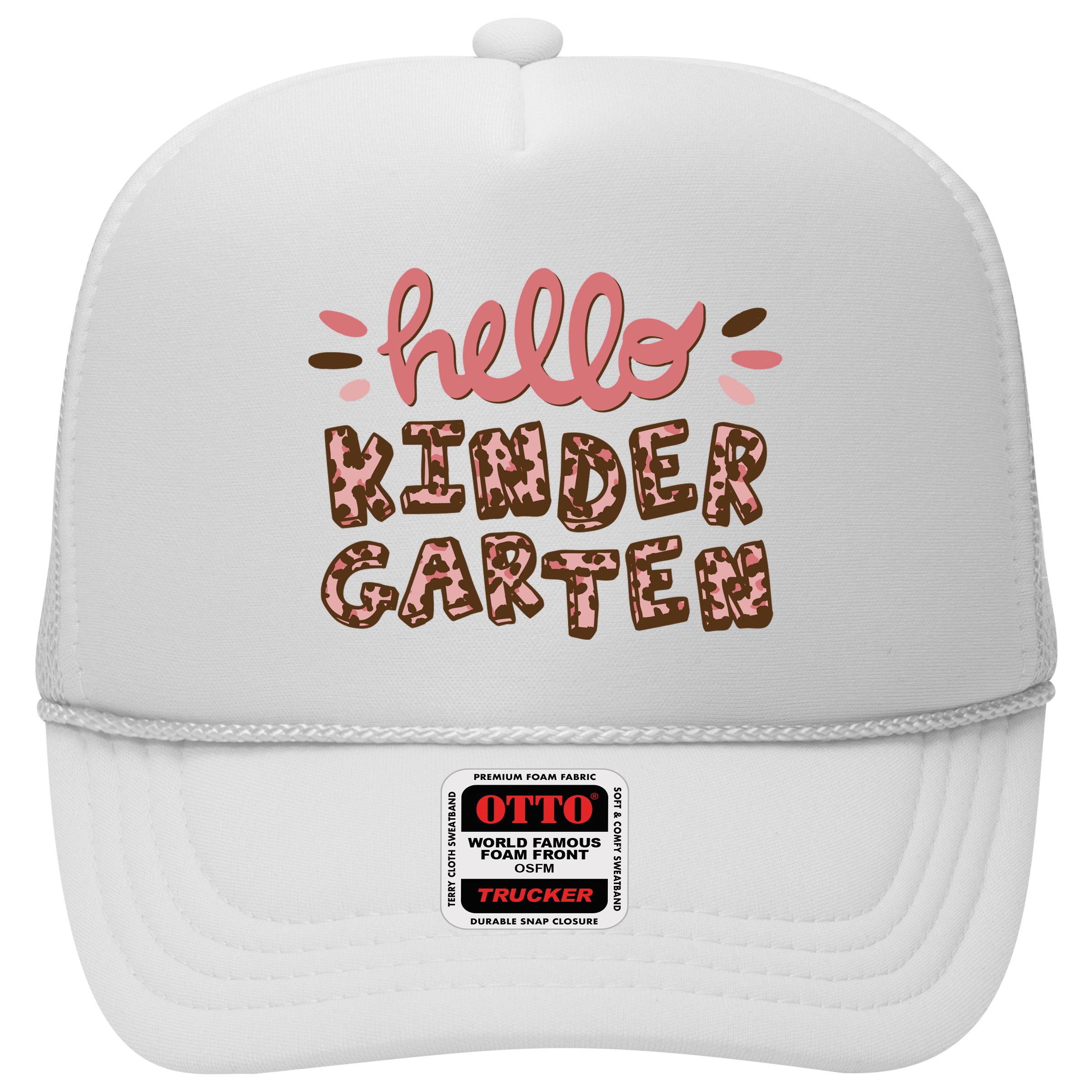 Hello Kindergarten Leopard Cute Hat