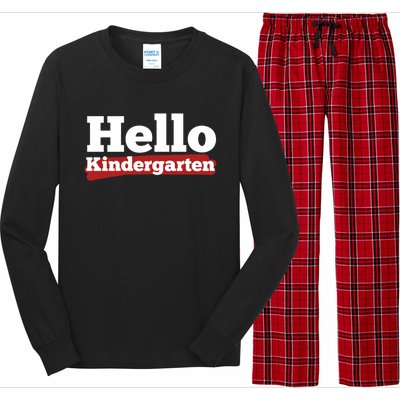 Hello Kindergarten Meaningful Gift Long Sleeve Pajama Set