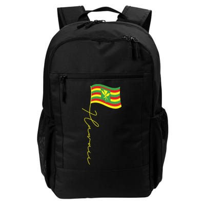 Hawaii Kanaka Maoli Signature Flag Pole Hawaiian Flag Backpack