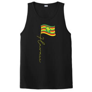 Hawaii Kanaka Maoli Signature Flag Pole Hawaiian Flag PosiCharge Competitor Tank