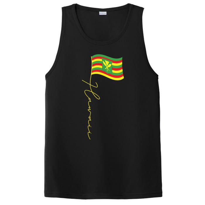 Hawaii Kanaka Maoli Signature Flag Pole Hawaiian Flag PosiCharge Competitor Tank