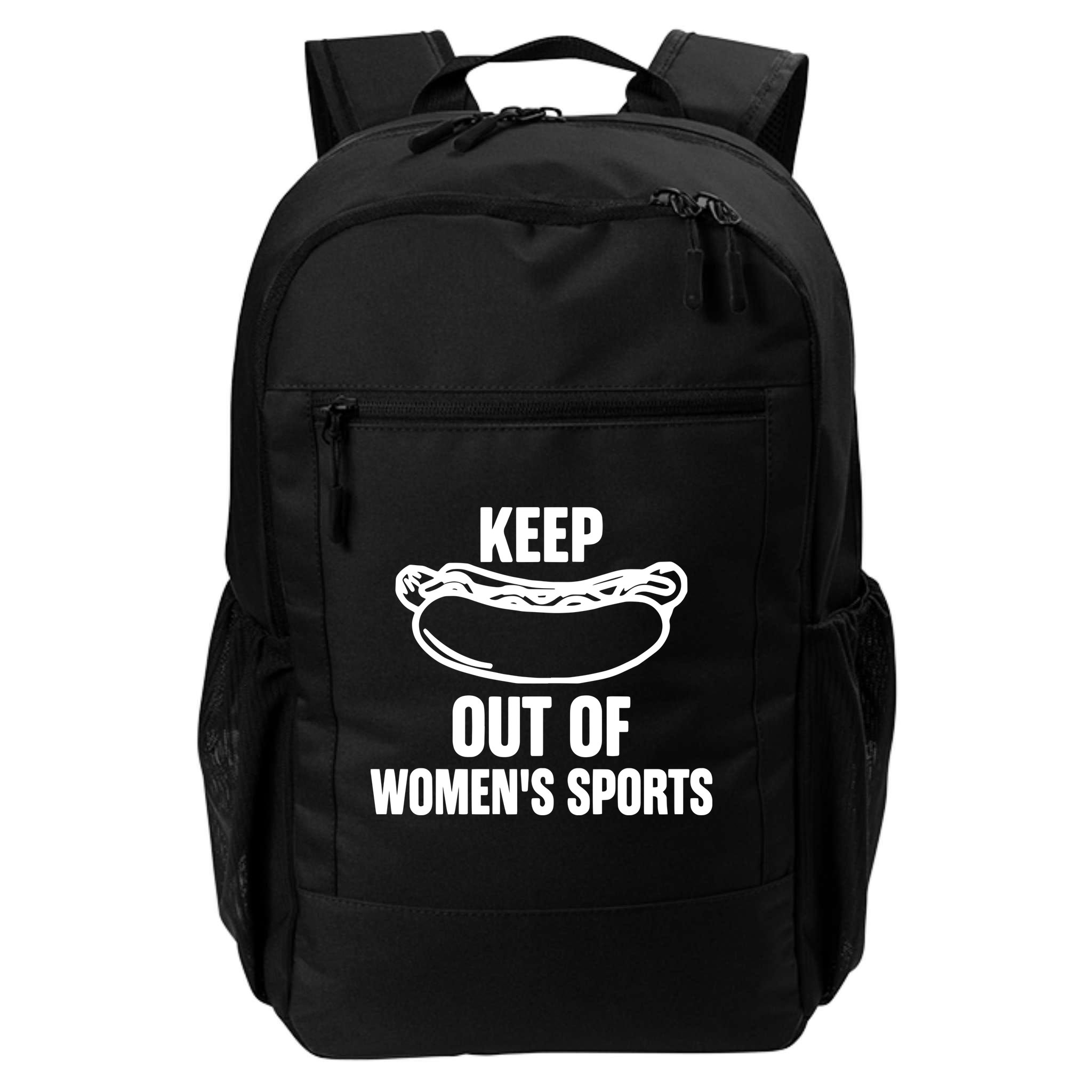 Hotdog Keep Out Of Women Sports Backpack