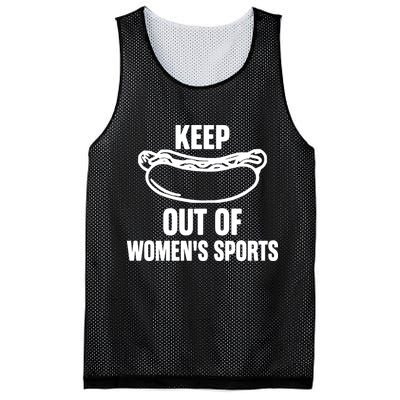 Hotdog Keep Out Of Women Sports Mesh Reversible Basketball Jersey Tank