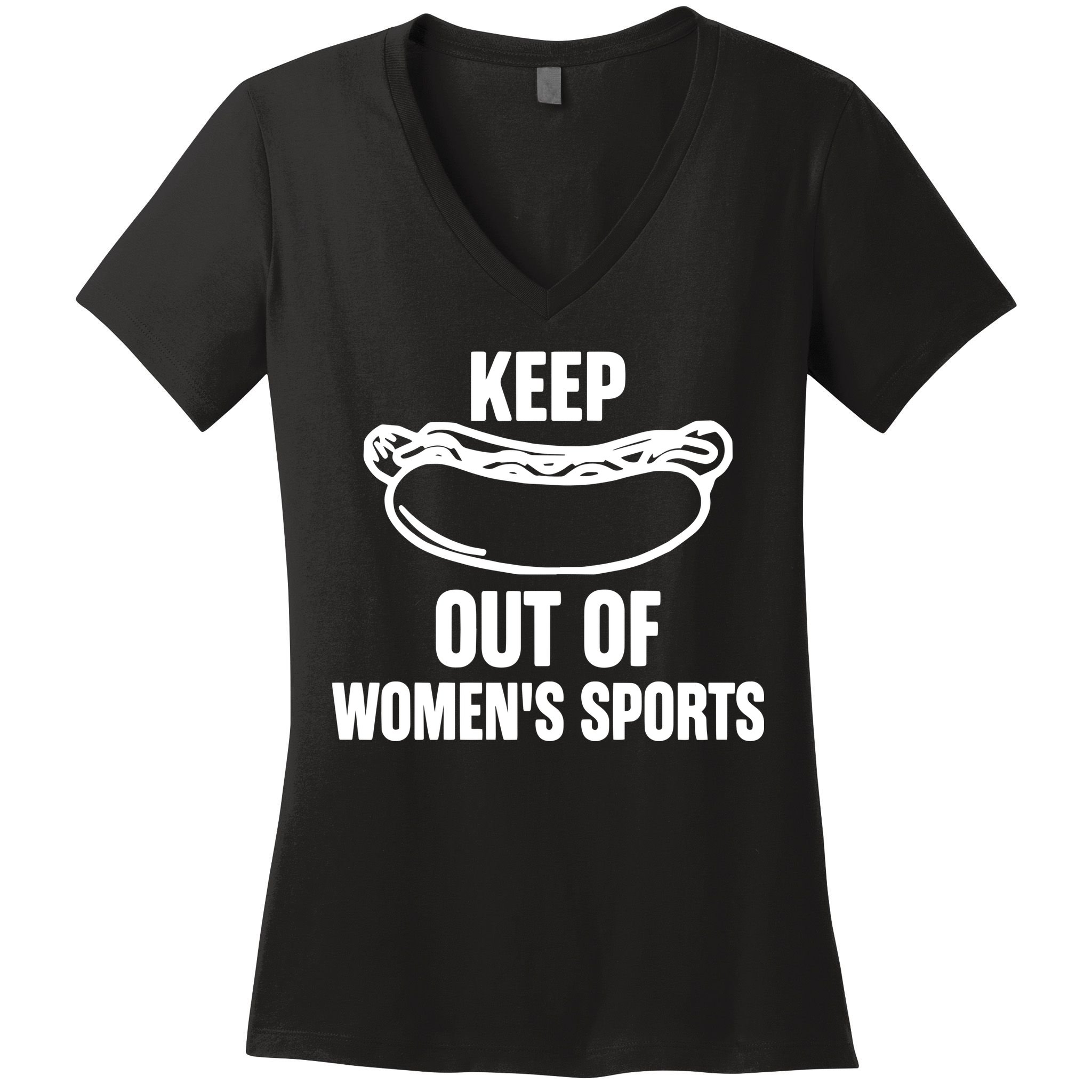 Hotdog Keep Out Of Women Sports Women's V-Neck T-Shirt