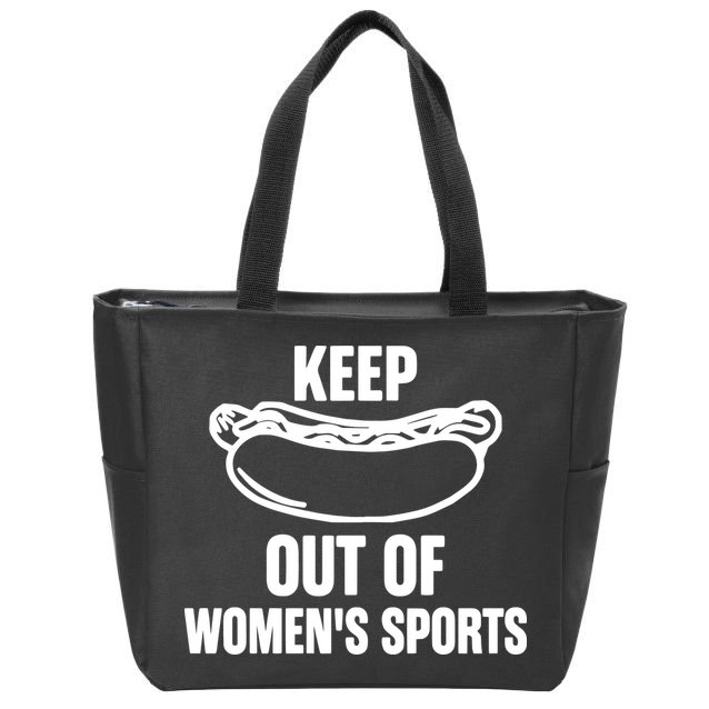 Hotdog Keep Out Of Women Sports Zip Tote Bag