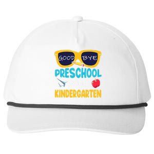 Hello Kindergarten Prek Grad Goodbye Preschool Graduation Snapback Five-Panel Rope Hat