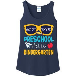 Hello Kindergarten Prek Grad Goodbye Preschool Graduation Ladies Essential Tank