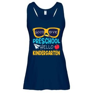 Hello Kindergarten Prek Grad Goodbye Preschool Graduation Ladies Essential Flowy Tank