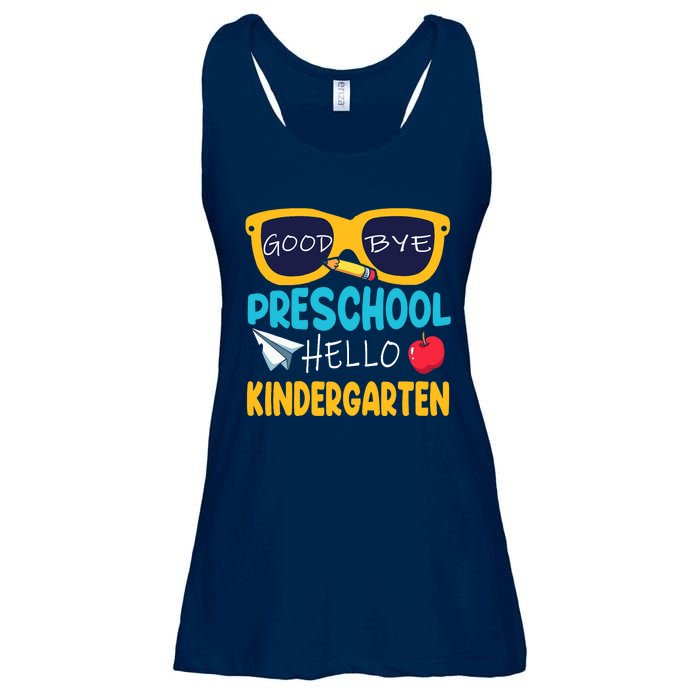 Hello Kindergarten Prek Grad Goodbye Preschool Graduation Ladies Essential Flowy Tank