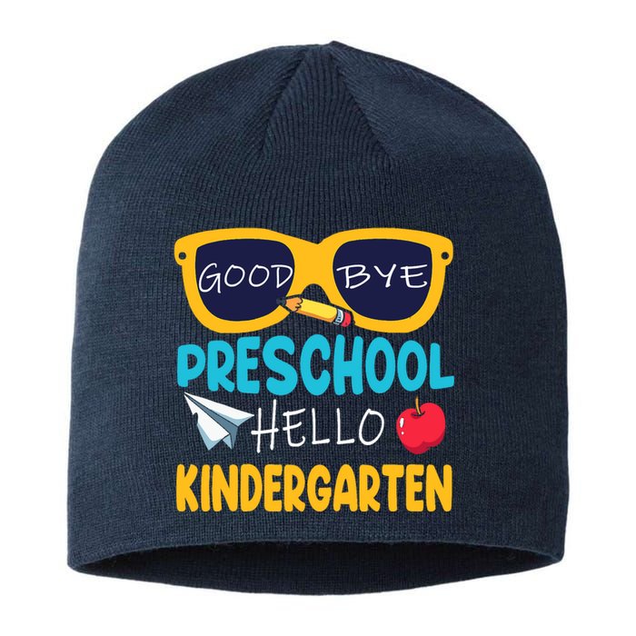 Hello Kindergarten Prek Grad Goodbye Preschool Graduation Sustainable Beanie