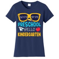 Hello Kindergarten Prek Grad Goodbye Preschool Graduation Women's T-Shirt