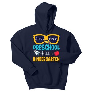 Hello Kindergarten Prek Grad Goodbye Preschool Graduation Kids Hoodie