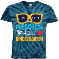 Hello Kindergarten Prek Grad Goodbye Preschool Graduation Kids Tie-Dye T-Shirt