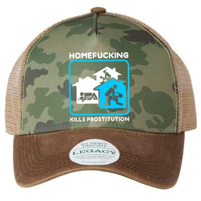 Homefucking Kills Prostitution Legacy Tie Dye Trucker Hat